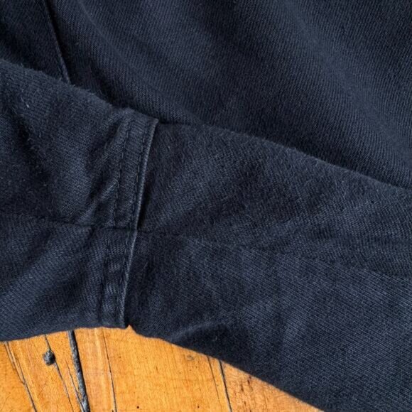 OZMA Field Pant Tencel Bull Denim in Ink Black - Picture 7 of 12